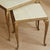 Metal Louis XV Style Nesting Tables in Brass and Marble, 1950s, Set of 2 For Sale - Image 7 of 10