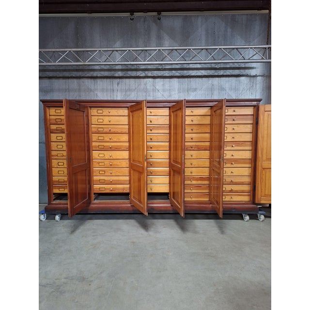 Wood Vintage Laboratory Cabinet from Berlin University For Sale - Image 7 of 13