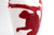 Asian Antique Antique Chinese Red & White Peking Glass Vase, Hand Carved Monkey, C1910 For Sale - Image 3 of 13