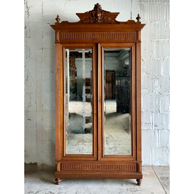 Vintage Boho Hand Carved Eastlake Linen Press For Sale - Image 9 of 11