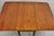 Wood Antique American Colonial Cherry Wood Gateleg Drop Leaf Farmhouse Dining Table For Sale - Image 7 of 11