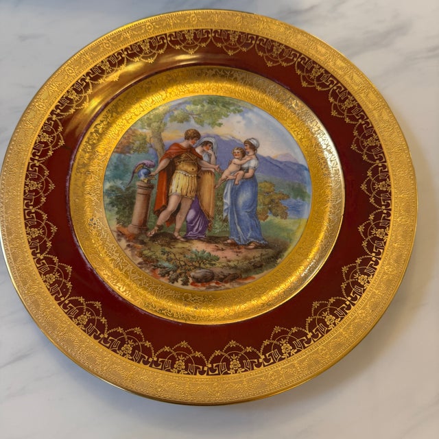 In the Style of Royal Vienna Courting Plates, Set of Twelve For Sale - Image 10 of 17