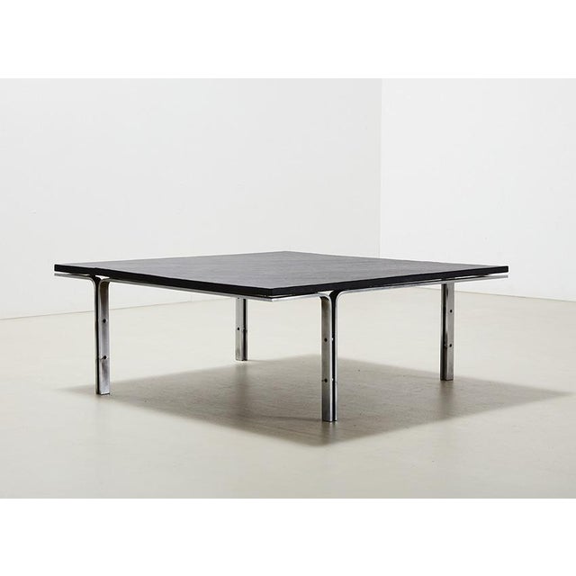 Contemporary Slate Coffee Table attributed to Horst Bruning for Kill International, Germany, 1960s For Sale - Image 3 of 10