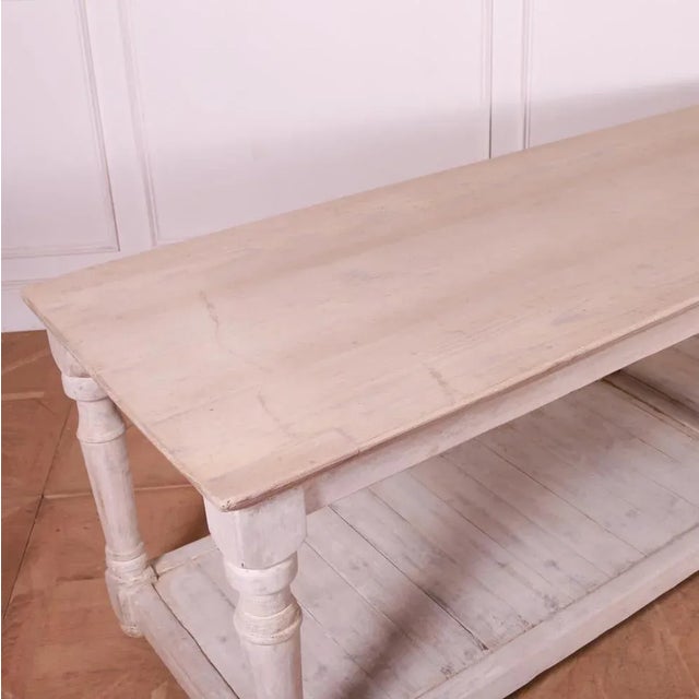 French Painted Drapers Table For Sale - Image 6 of 8