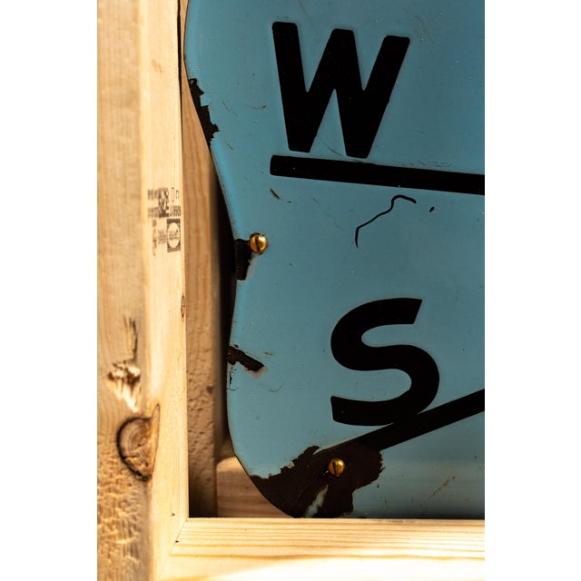 Black Vintage Weather-Bird Shoes Single-Sided Porcelain Neon Sign For Sale - Image 8 of 9