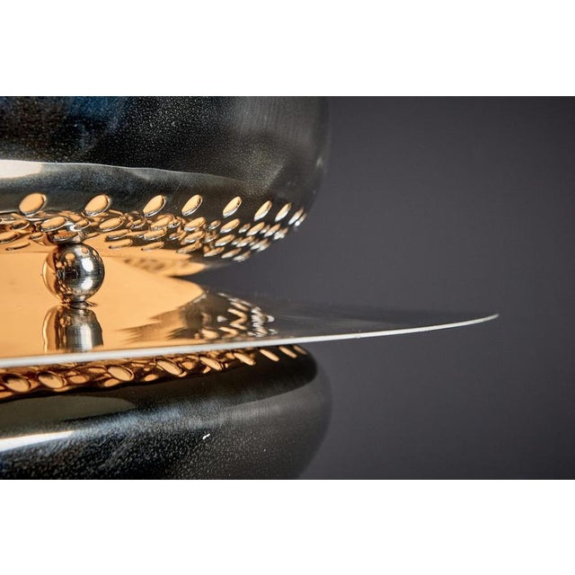 Metal Nictea Pendant attributed to Afra & Tobia Scarpa for Flos, Italy, 1960s For Sale - Image 7 of 12