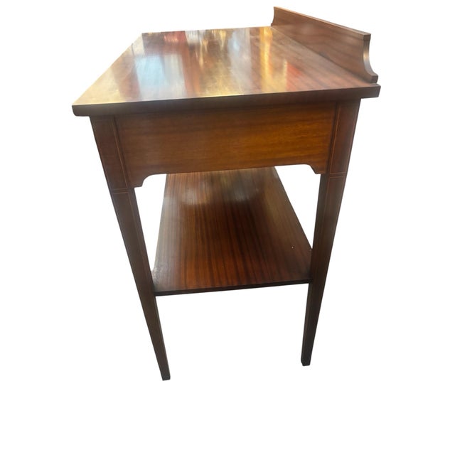 Brown 1950s A.H. Davenport Co Sideboard With Inlay For Sale - Image 8 of 9