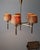 Wood Danish 5-Arm Chandelier in Wood and Brass, 1950s For Sale - Image 7 of 18