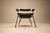 Three Armchairs in Ebonized Wood & Metal With Loose Cushion, Carlo Hauner, 1950s For Sale - Image 9 of 18