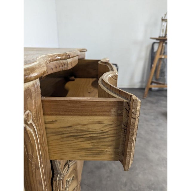 Directoire Style Chest of Drawers in Canted Pine For Sale - Image 5 of 7