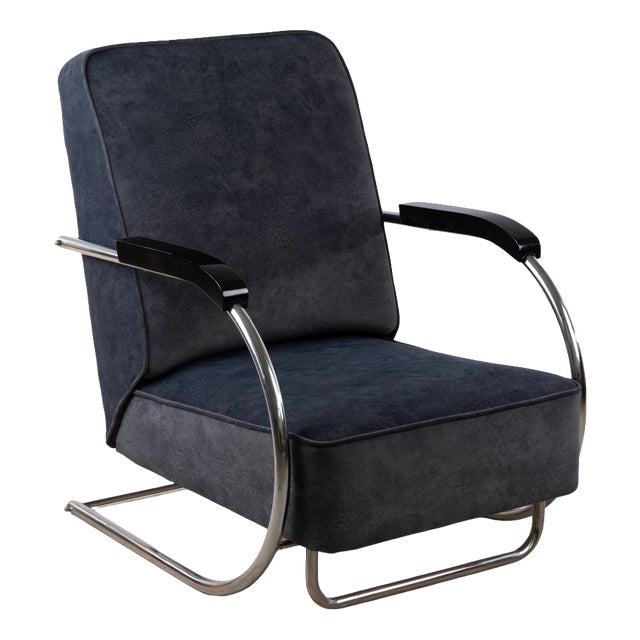 Vintage Bauhaus Chair in Tubular Steel, 1930s For Sale