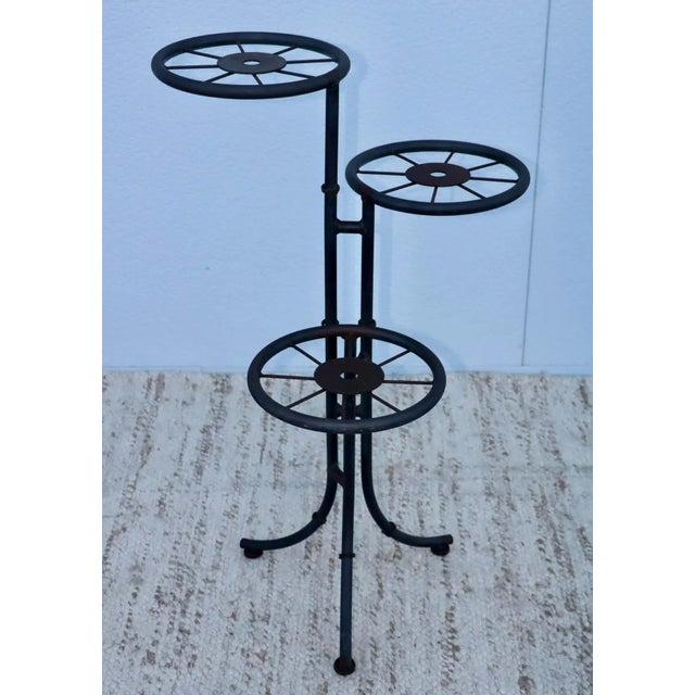1960's French 3 Tier Plant Stand For Sale In New York - Image 6 of 13