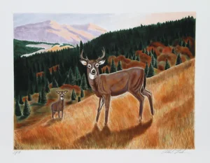 Allen Friedman, Morning Meadow, Lithograph
