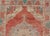 Vintage Turkish Oushak Gallery Runner With Floral's in Orange and Green For Sale - Image 9 of 12