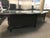 Inspiring Mid-century modern Monteverdi & Young black walnut boomerang executive desk includes return. Maurice Bailey,...