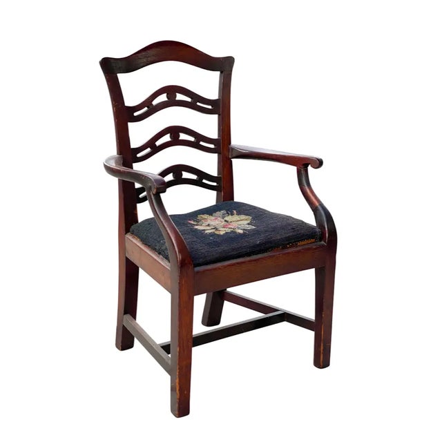 Brown George III Mahogany Childs Armchair For Sale - Image 8 of 8