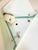Vintage Postmodern Acrylic and Metal White Triangular Wall Lamp by Happy Light, 1980s For Sale - Image 12 of 17