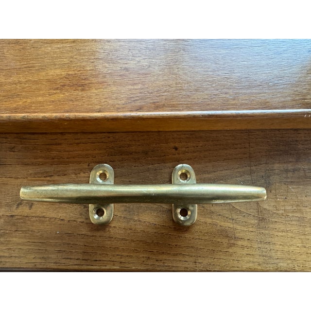 Vintage, Brass Nautical Hook For Sale - Image 11 of 12