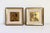 Dandy Portraits in Gold Leaf, Framed, 1950s For Sale - Image 9 of 12