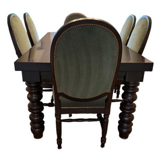Drexel Heritage Postobello Dining Table and Chairs For Sale