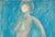 Figurative Pink Standing Nude Bay Area Figurative Drawing by Louis Nadalini 1987 For Sale - Image 3 of 4