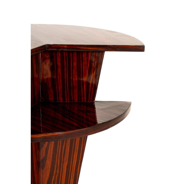 Art Deco Indian Rosewood Side Tables or Nightstands, Set of 2 For Sale - Image 10 of 14