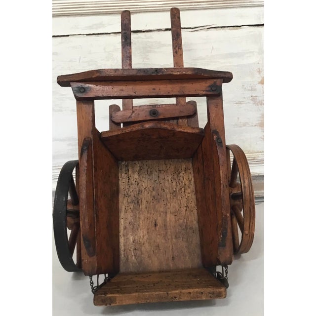 1900s English Toy Maker Garden Cart For Sale In San Diego - Image 6 of 9