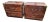 Bernhardt Asian American Campaign Mahogany Burl Nightstands - a Pair For Sale
