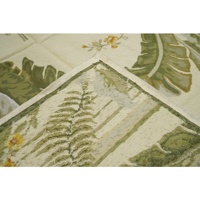 French Aubusson Design Rug 8'0" X 10'0". For Sale - Image 9 of 9
