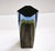 Geometric Faceted Uranium Sommerso Murano Glass Vase, Italy 1960s For Sale - Image 16 of 18