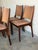 1960s Johannes Andersen Rosewood Dining Chairs Set of 6 Leather Seating Denmark 1960s For Sale - Image 5 of 10
