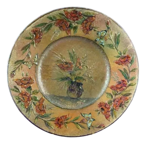 Vintage Ceramic Plate by Bottega Riccardo Gatti Faenza, 1950s