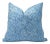 China Seas Parquetry Pillow Cover in French Blue Navy For Sale