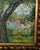 Paper Early 20th Century Impressionist Oil Painting of Flower Garden, Unsigned For Sale - Image 7 of 9