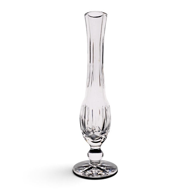 Waterford Crystal Footed Bud Vase Vases & Urns Collection 9.25" For Sale - Image 14 of 17