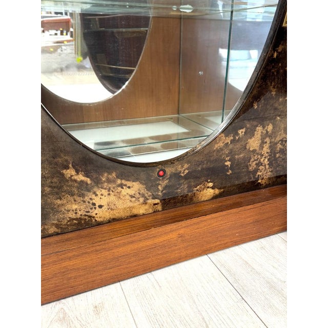 Detail of Bar Cabinet by Aldo Tura, 1950s For Sale - Image 15 of 16