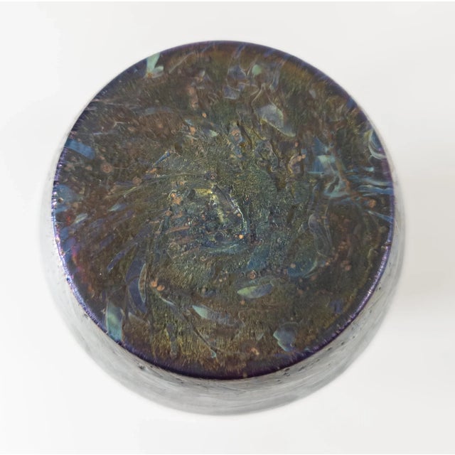 Early 20th Century Bohemian Art Nouveau Glass Vase, Kralik or Loetz For Sale - Image 10 of 12