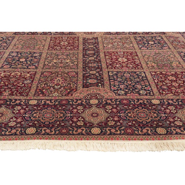 Vintage Persian Style Charbagh Rug - 07'10 X 09'11 For Sale - Image 4 of 10