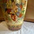 Ceramic Large Vintage Asian Style Hand Painted Satsuma Orange Vase For Sale - Image 7 of 12