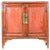 Red Lacqured Cabinet from Ningbo, 1920s For Sale