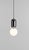 Jaime hayon aballs t pe black suspension lamp for parachilna shiny and eye-catching collection. Matching two nobel...
