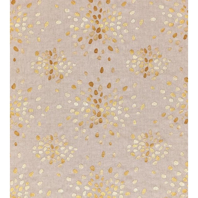 Sample - The House of Scalamandré Firefly Fabric, Yellow For Sale