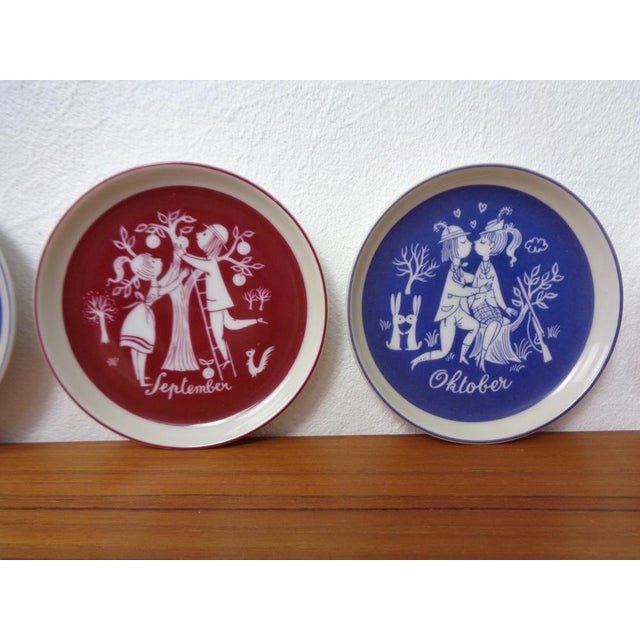 Porcelain Coasters by Raymond Peynet for Rosenthal Studio Line, 1960s, Set of 12 For Sale - Image 15 of 18