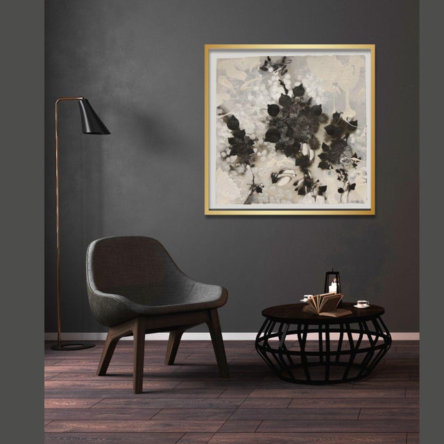 **Drawing Title:** "Eva and the Bee" **Dimensions:** 20"x20" **Medium:** Mixed media on handmade cotton rag watercolor...