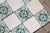Green 1920s Portuguese Art Deco Tiles Set of 32 Large Green & White Antique Decorative Tiles For Sale - Image 8 of 18