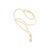 Tiffany and Co. Late 20th Century 18k Gold Tiffany & Co. Infinity Necklace For Sale - Image 4 of 4