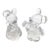 Lenox Crystal Salt and Pepper Shakers For Sale