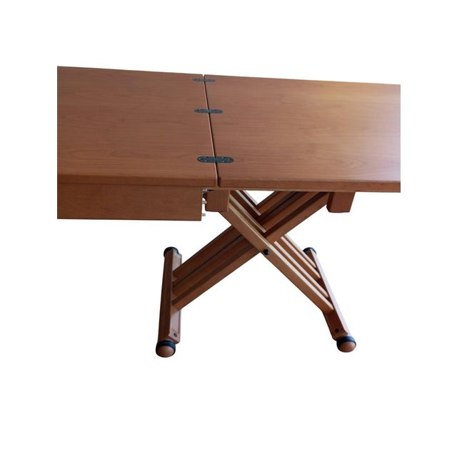 Vintage Italian Extendable Coffee Table in Walnut, 2000s For Sale - Image 5 of 13