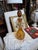 Vintage Cut to Clear Amber Decanter For Sale - Image 10 of 10