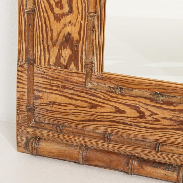 19th Century France Tan Wood Full-length & Floor Mirrors For Sale - Image 10 of 10